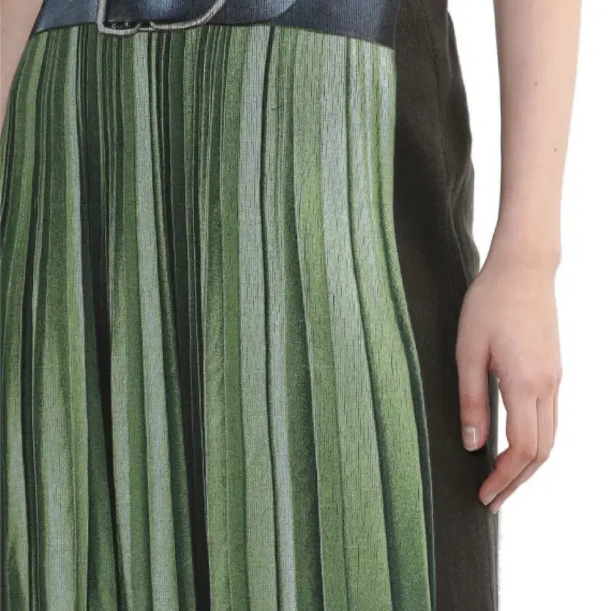 [BUNJANG] Maison Mihara Yasuhiro Knit Printing Skirt - Size 38 / (새상품)메종 미스하라 야스히로 니트 프린팅 스커트 - 38Size