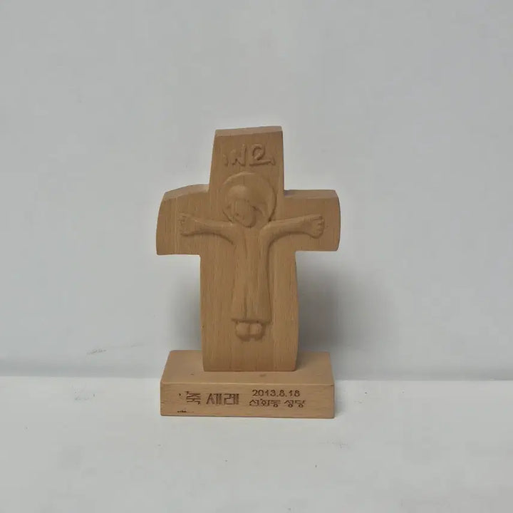 [BUNJANG] Wooden Cross with Jesus Figurine / 나무 십자가 나무 십자가