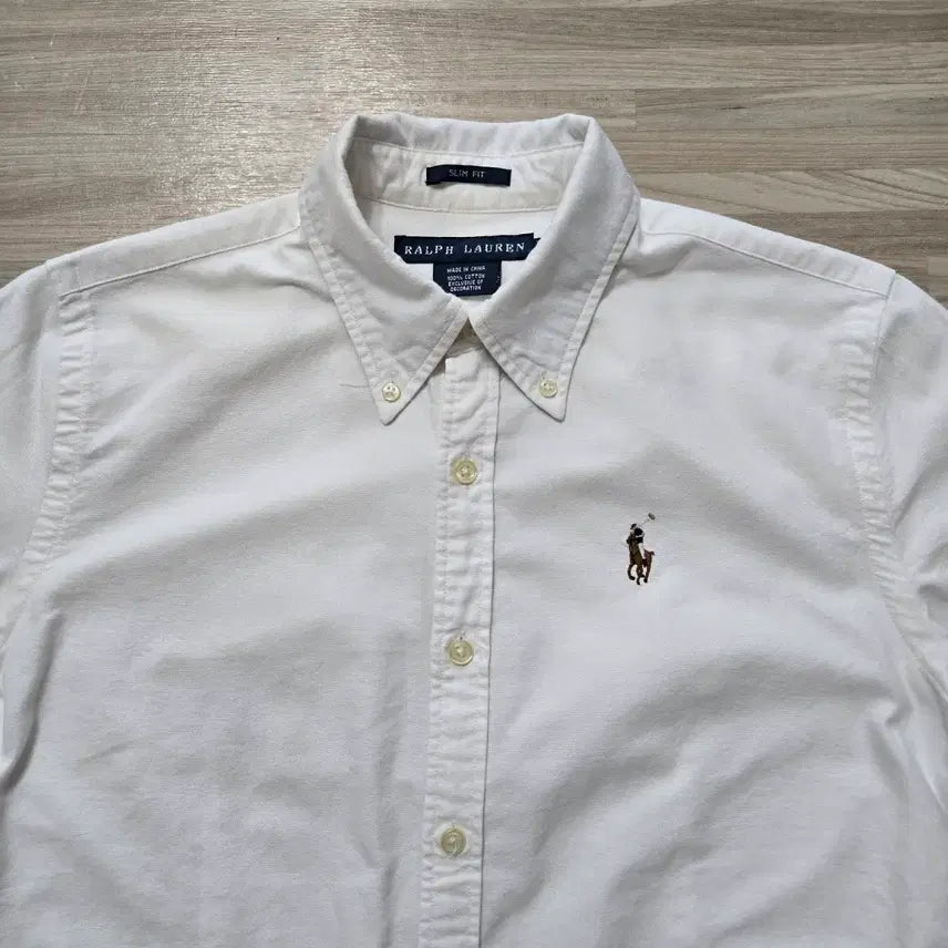 [BUNJANG] Polo Ralph Lauren Oxford Shirt / 여90~95) 폴로 랄프로렌 화이트 옥스포드 셔츠