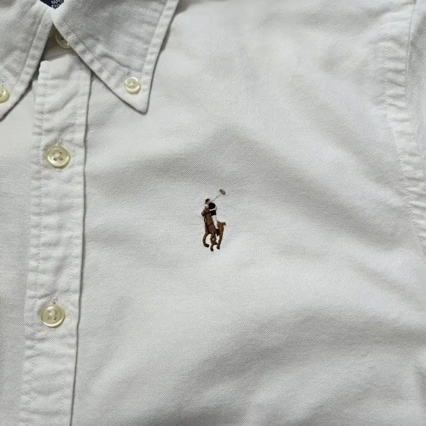 [BUNJANG] Polo Ralph Lauren Oxford Shirt / 여90~95) 폴로 랄프로렌 화이트 옥스포드 셔츠