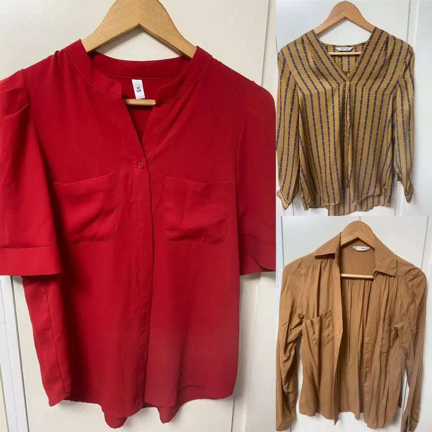 [BUNJANG] Blouse Bundle Set / 여성블라우스 봄블라우스 3벌 일괄판매