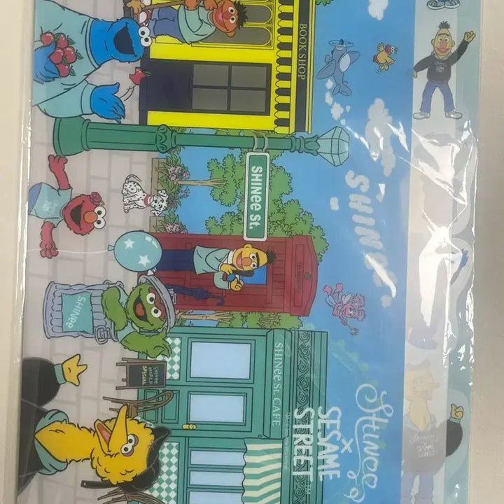 [BUNJANG] SHINee Sesame Street Index Clear File / 샤이니 세사미 인덱스 클리어파일