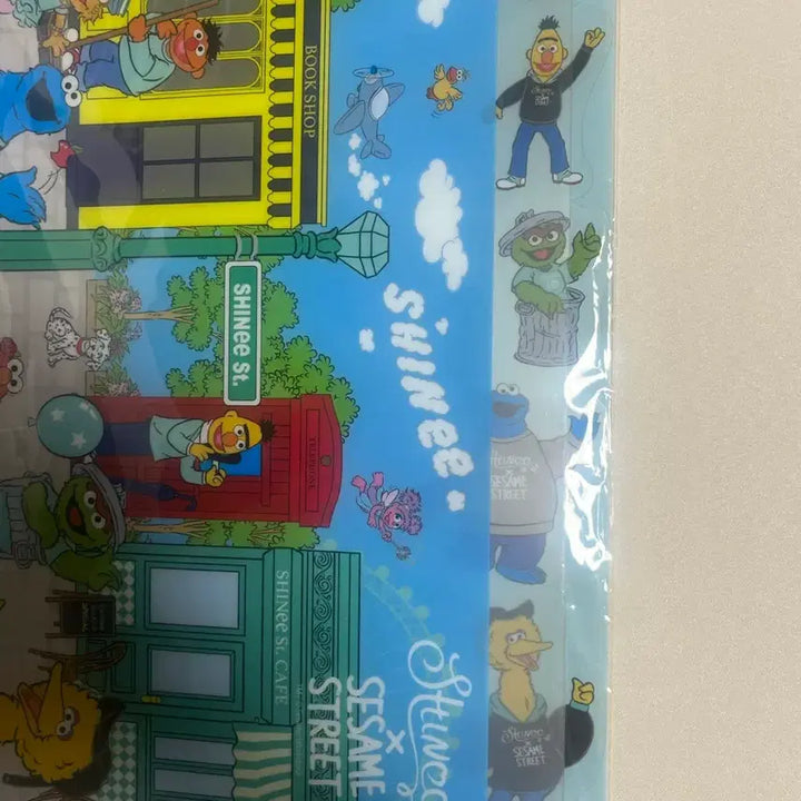 [BUNJANG] SHINee Sesame Street Index Clear File / 샤이니 세사미 인덱스 클리어파일