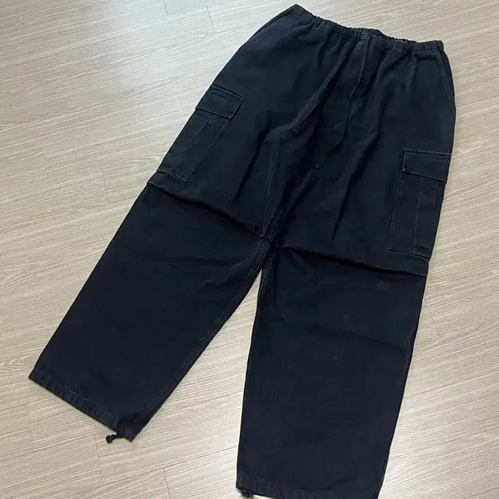 [SOLD OUT] (2) 코모리 블랙 드릴 6p 팬츠