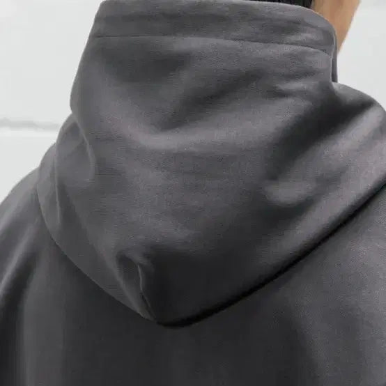 [BUNJANG] Begin 202 Oversized Hoodie Zip-up Charcoal L~XL / [새상품] 비긴202 오버사이즈 후디 집업 3 차콜 포켓 후드 L~XL
