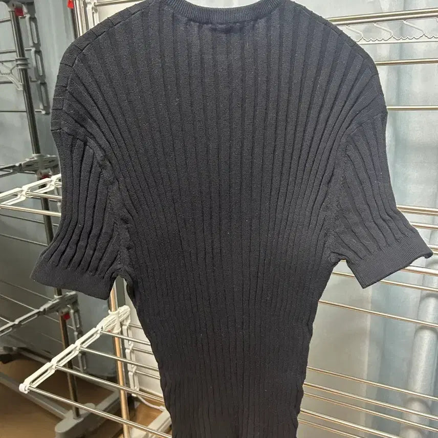 [SOLD OUT] 론트 415 골지 라운드 반팔 티셔츠 (L)