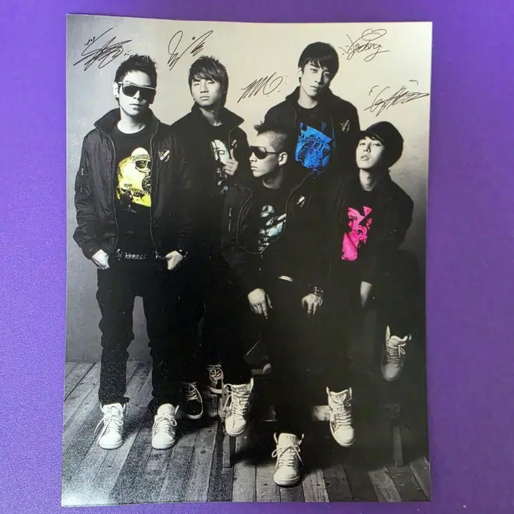 [BUNJANG] Bigbang NII Magazine Signed Photo / 빅뱅 NII 화보 싸인 사진