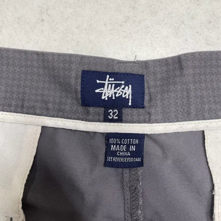 [BUNJANG] Stussy 90s Pattern Chino Pants Grey (32) / [32] 90s 빈티지 스투시 패턴 치노 팬츠 그레이