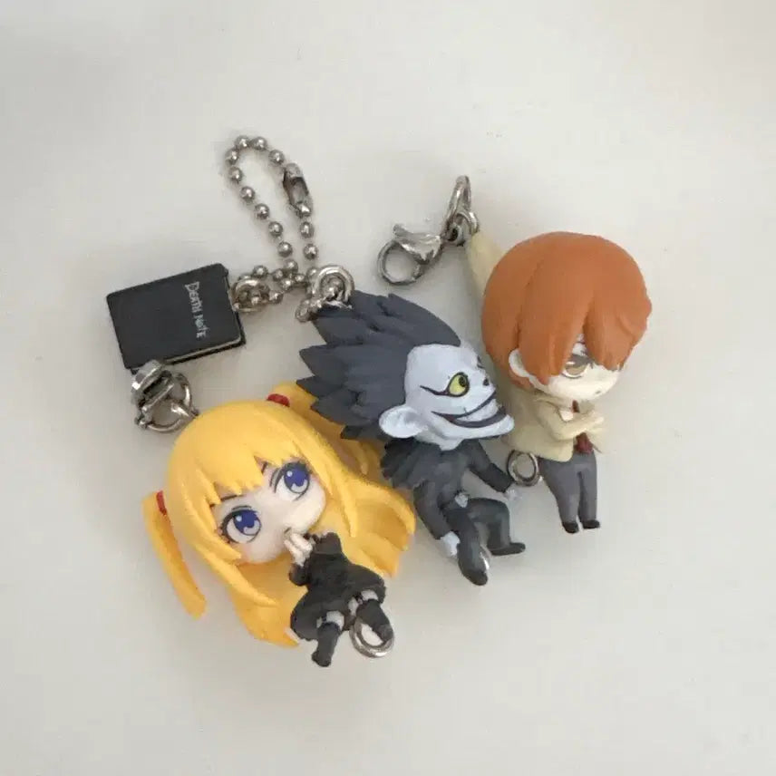 [BUNJANG] Death Note Light Yagami Misa Amane Ryuk Figure Set / 데스노트 라이토 미사미사 류크 데롱데롱 가챠 피규어 엘