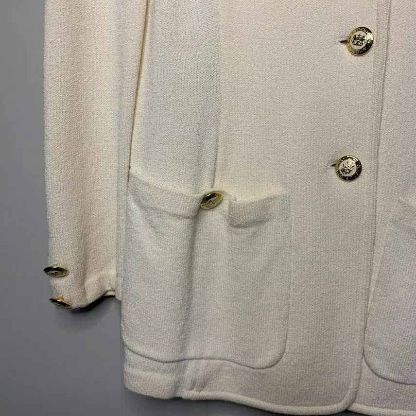 [BUNJANG] St. John Santana Knit Jacket / 명품 ST.JOHN 센존 컬렉션 럭셔리 골드버튼장식 클래식 자켓 올드머니