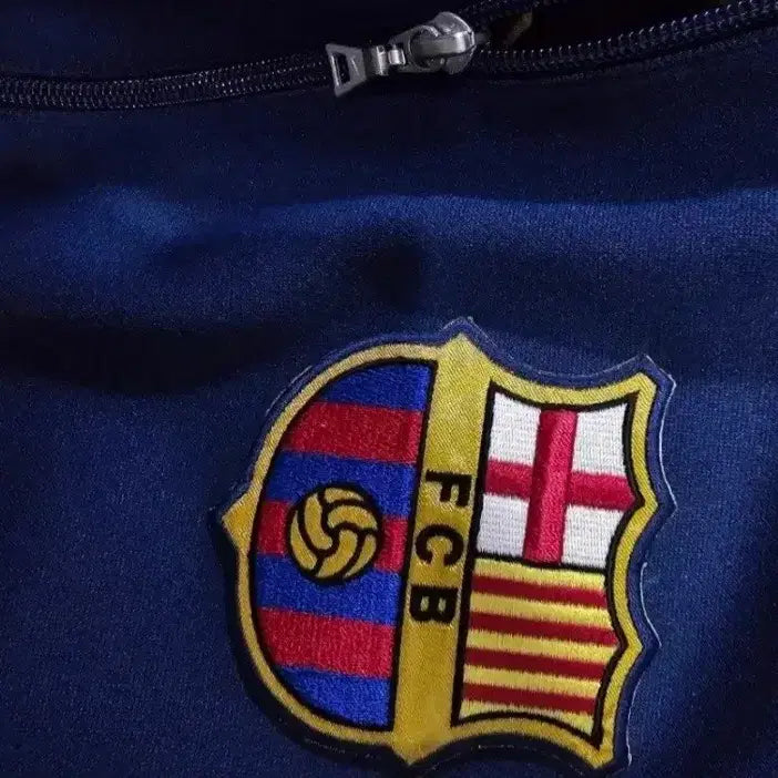 [BUNJANG] Nike Barcelona FC Track Top Jersey Zip-Up / 나이키 바르셀로나 FC 유니폼 트랙탑 져지집업 105~110