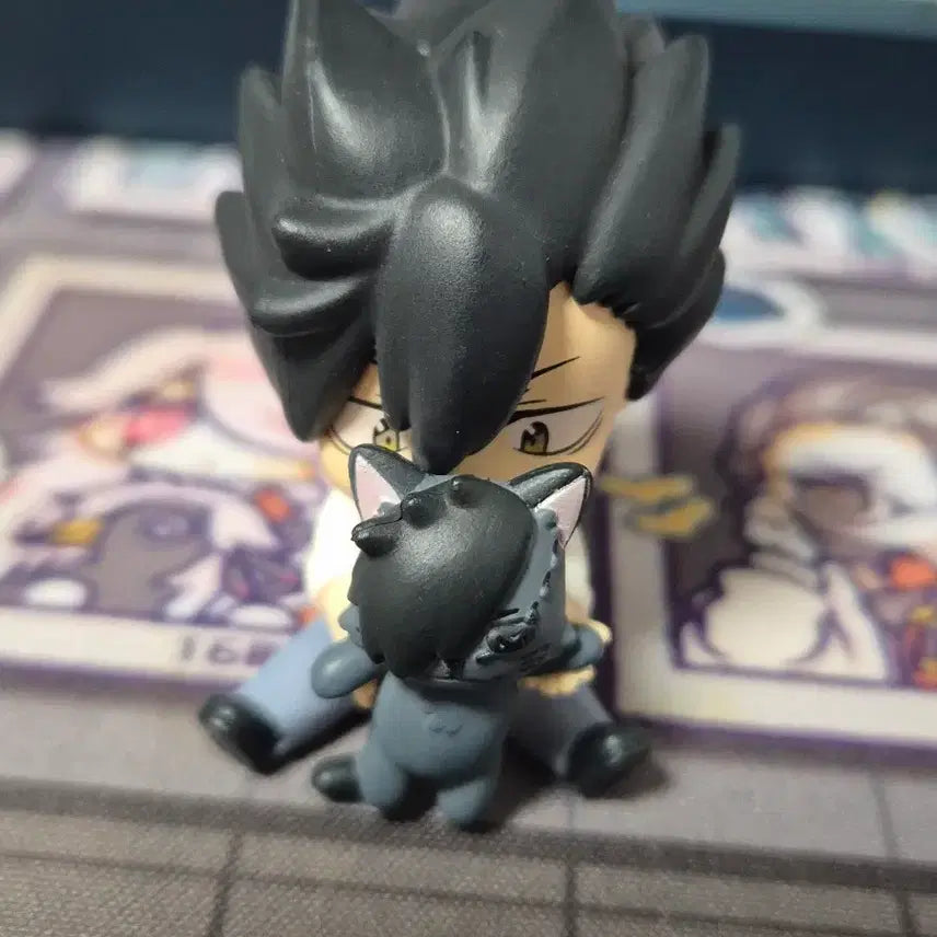 [BUNJANG] Haikyu Hide &amp; Sick Tetsuro Kuroo Figure / 가챠 하이큐 hide &amp; sick 쿠로오 테츠로