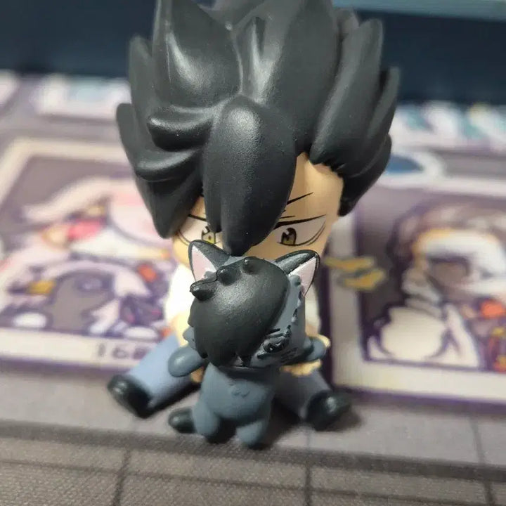 [BUNJANG] Haikyu Hide &amp; Sick Tetsuro Kuroo Figure / 가챠 하이큐 hide &amp; sick 쿠로오 테츠로