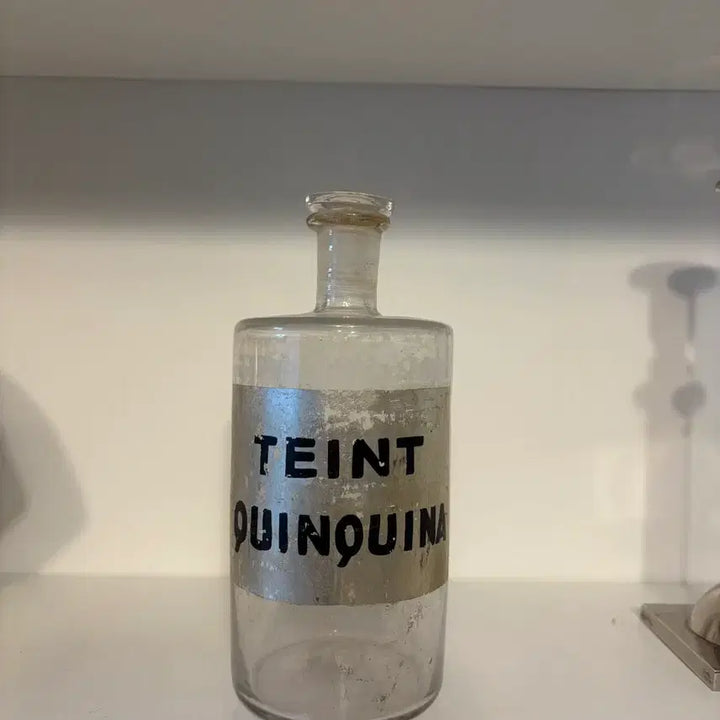 [BUNJANG] Vintage Antique TEINT QUINQUINA Glass Bottle / 빈티지 앤틱 TEINT QUINQUINA 유리병