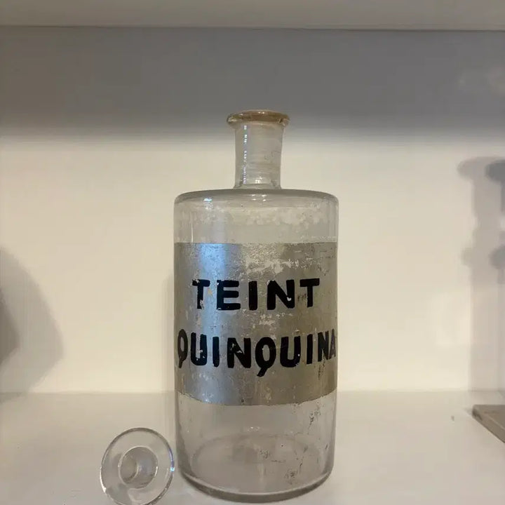 [BUNJANG] Vintage Antique TEINT QUINQUINA Glass Bottle / 빈티지 앤틱 TEINT QUINQUINA 유리병
