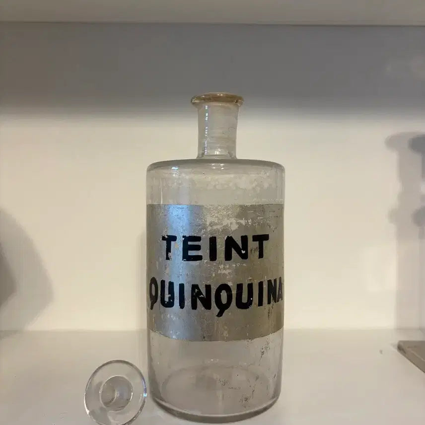 [BUNJANG] Vintage Antique TEINT QUINQUINA Glass Bottle / 빈티지 앤틱 TEINT QUINQUINA 유리병