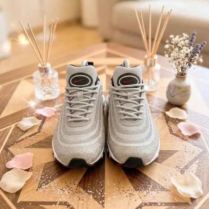 [BUNJANG] Nike x Swarovski Air Max 97 LX Silver Bullet Sneakers / 나이키 x 스와로브스키 에어맥스 97 LX 실버불렛