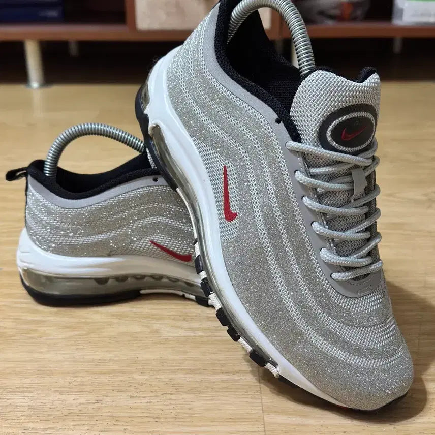 [BUNJANG] Nike x Swarovski Air Max 97 LX Silver Bullet Sneakers / 나이키 x 스와로브스키 에어맥스 97 LX 실버불렛