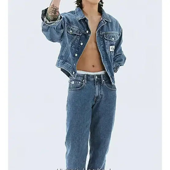 [BUNJANG] CK Calvin Klein Jeans Denim Shirt Jacket (M) / ck 켈빈클라인진 청자켓 데님셔츠자켓 m