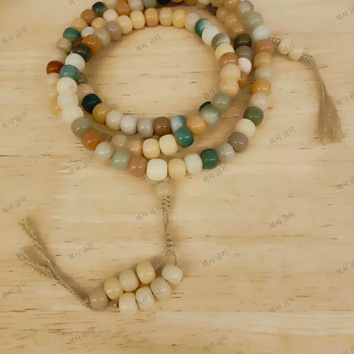 [BUNJANG] Bodhi Root Prayer Beads 10mm / 보리근 염주 108주 10mm