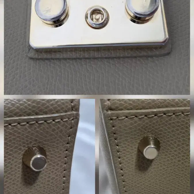 [BUNJANG] FURLA Metropolis Top Handle Tote Bag / FURLA 훌라 메트로폴리스  탑핸들 카키