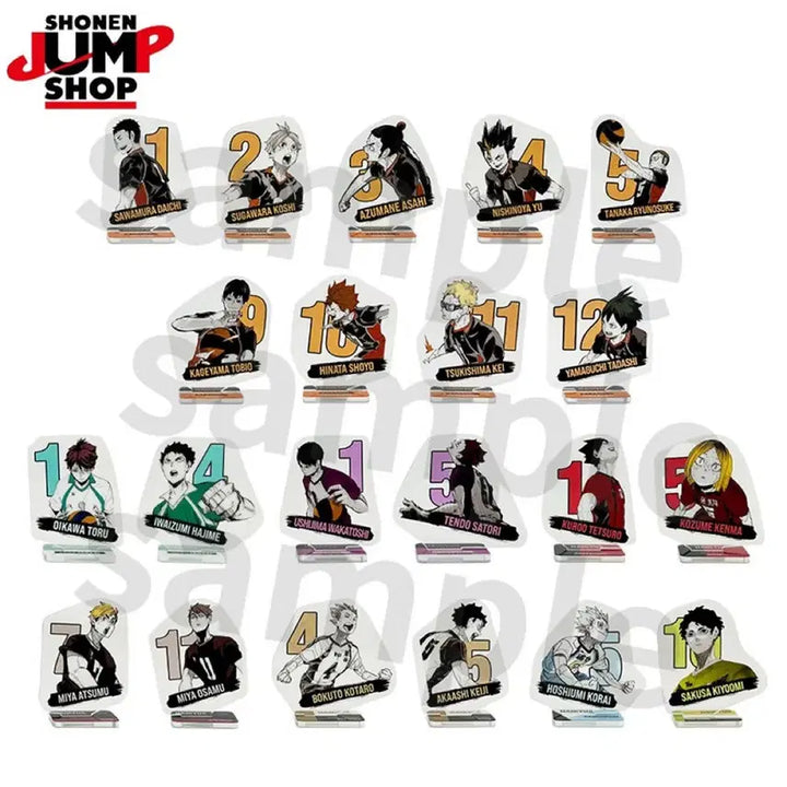 [BUNJANG] Haikyu!! Ushijima and Tendo Acrylic Stand Bundle Set / 하이큐!! 미니 아크릴 스탠드 시라토리자와 우시지마 텐도 일괄 판매