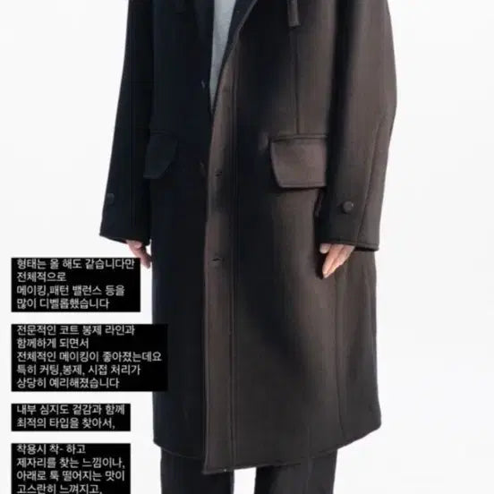 [BUNJANG] Polytelu Melton Wool Hooded Coat / [2] 폴리테루 멜튼울 후디드 코트