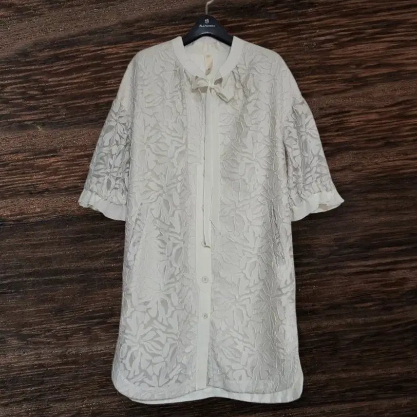 [BUNJANG] Ozscecon Lace Jacket Dress / 오즈세컨 레이스 자켓 겸 원피스