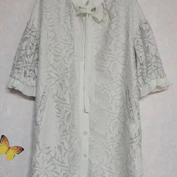 [BUNJANG] Ozscecon Lace Jacket Dress / 오즈세컨 레이스 자켓 겸 원피스