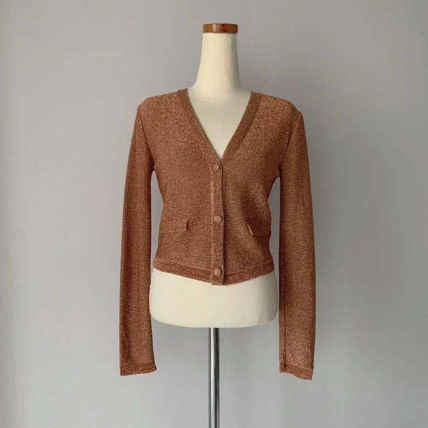 [BUNJANG] Chloé Bronze Knit Top / 끌로에 브론즈 니트 상의 82사이즈