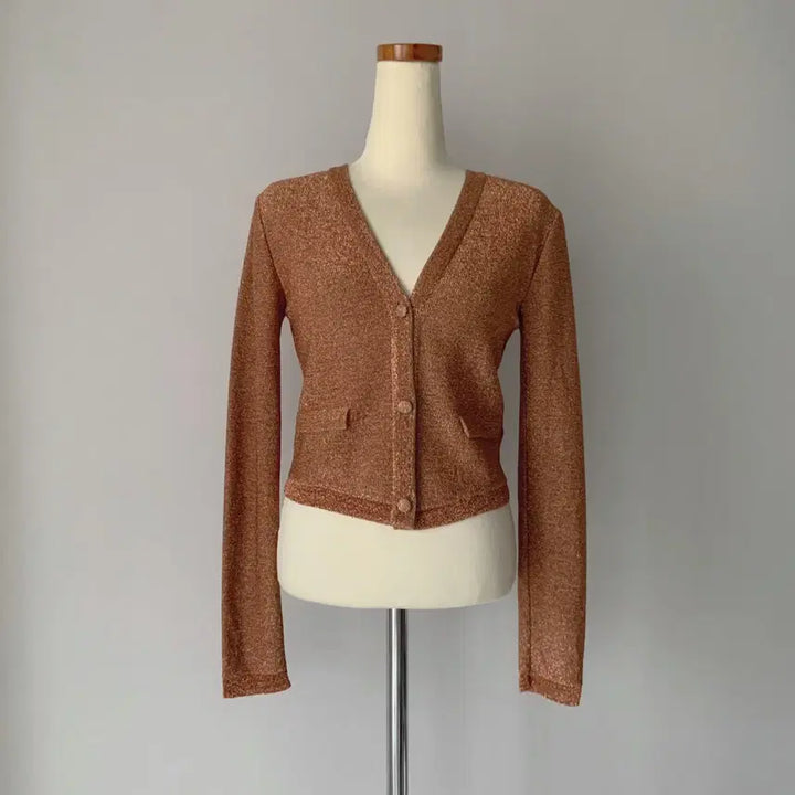 [BUNJANG] Chloé Bronze Knit Top / 끌로에 브론즈 니트 상의 82사이즈