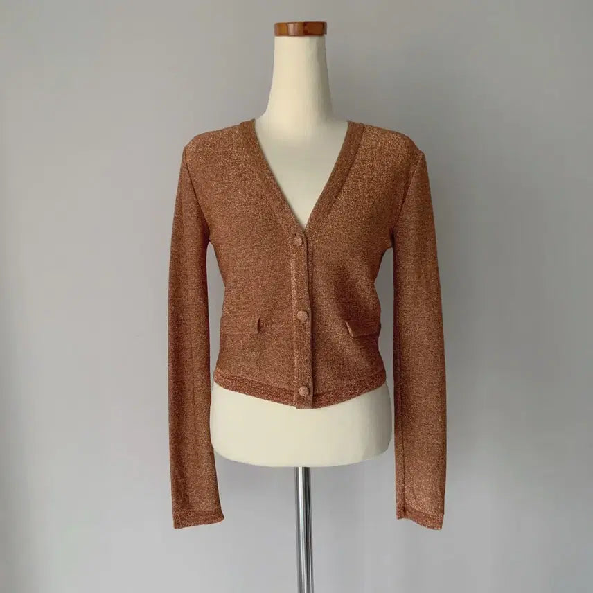 [BUNJANG] Chloé Bronze Knit Top / 끌로에 브론즈 니트 상의 82사이즈