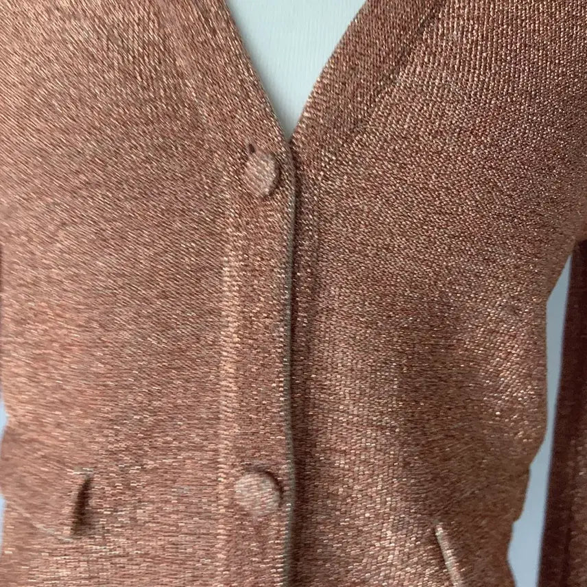 [BUNJANG] Chloé Bronze Knit Top / 끌로에 브론즈 니트 상의 82사이즈