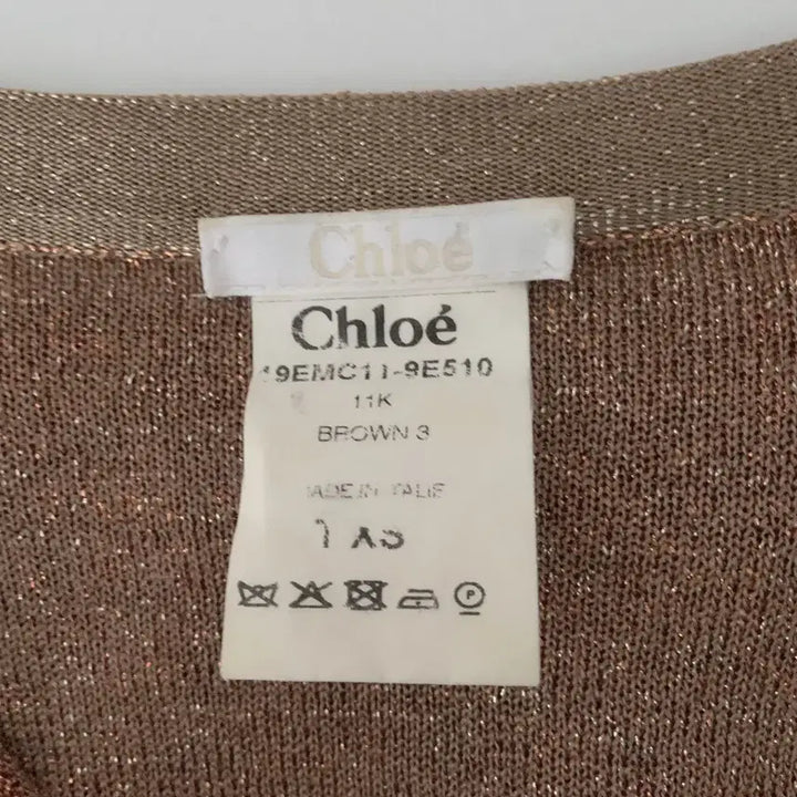 [BUNJANG] Chloé Bronze Knit Top / 끌로에 브론즈 니트 상의 82사이즈