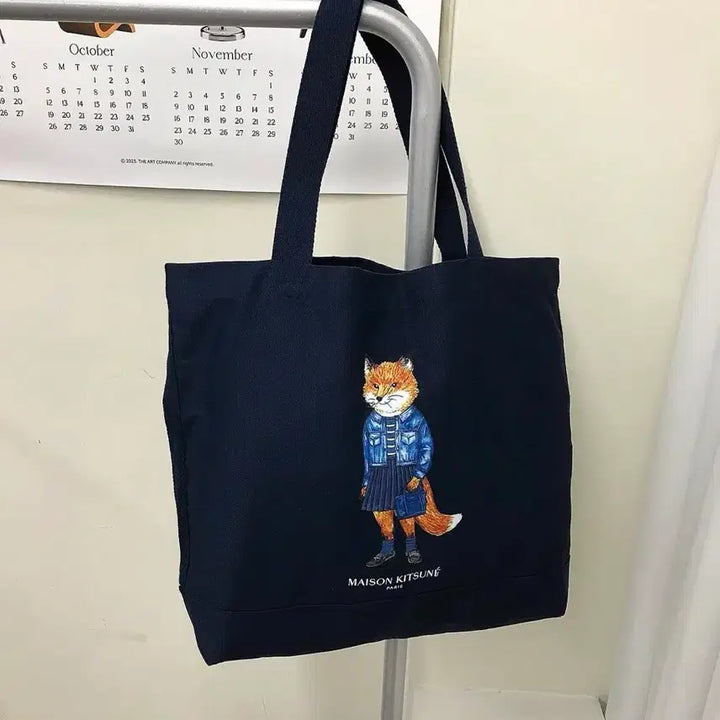 [BUNJANG] Maison Kitsune Fox Eco Bag / 메종키츠네 폭스 에코백 가방