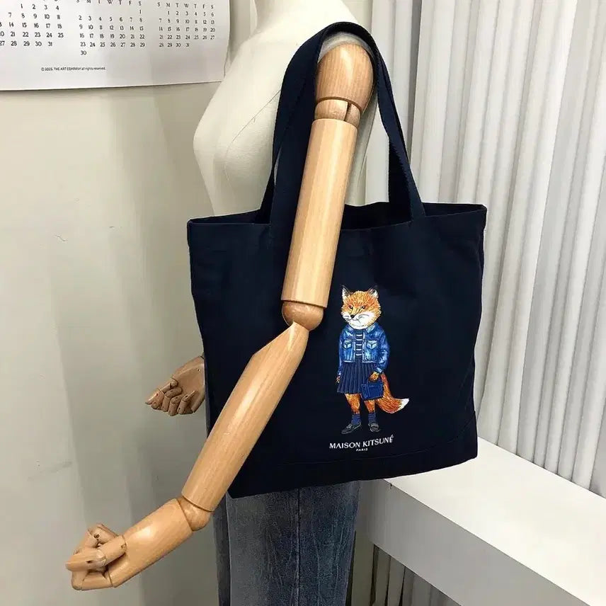 [BUNJANG] Maison Kitsune Fox Eco Bag / 메종키츠네 폭스 에코백 가방