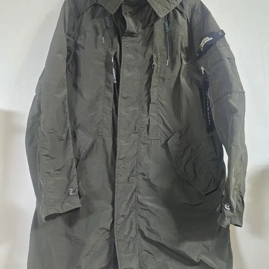 [SOLD OUT] 내셔널지오그래픽 카키색 야상 점퍼 XL
