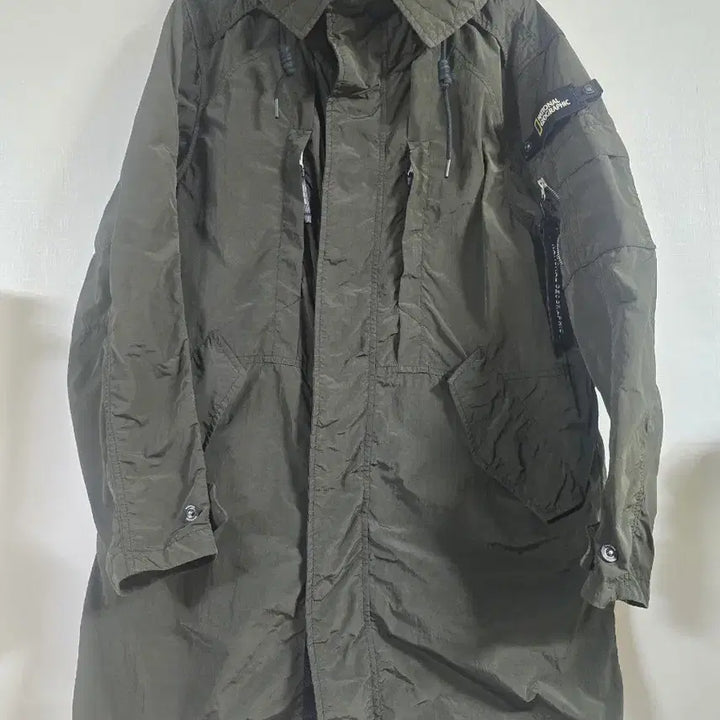 [SOLD OUT] 내셔널지오그래픽 카키색 야상 점퍼 XL