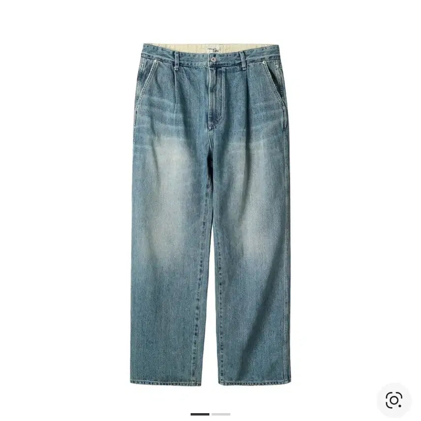[SOLD OUT] 러프사이드 드레이프 데님 라이트블루 1
