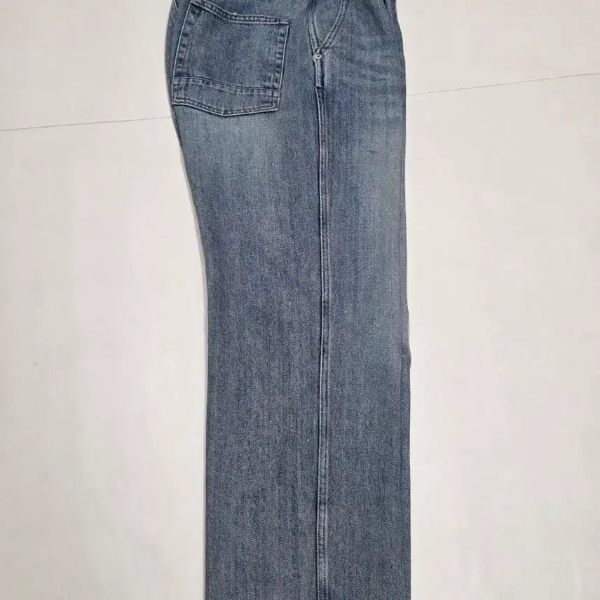 [SOLD OUT] 러프사이드 드레이프 데님 라이트블루 1