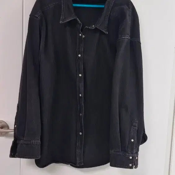 [BUNJANG] Balenciaga Oversized Denim Shirt / 정품 발렌시아가 오버핏 데님 셔츠 38(66)