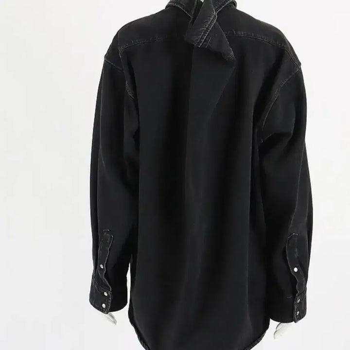 [BUNJANG] Balenciaga Oversized Denim Shirt / 정품 발렌시아가 오버핏 데님 셔츠 38(66)