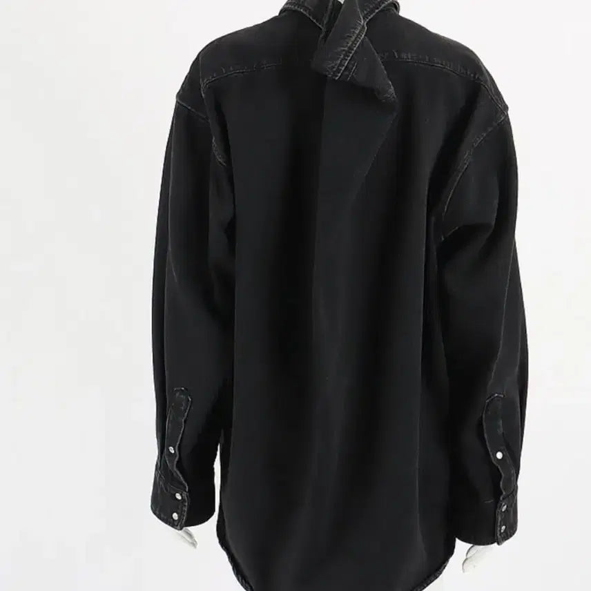 [BUNJANG] Balenciaga Oversized Denim Shirt / 정품 발렌시아가 오버핏 데님 셔츠 38(66)