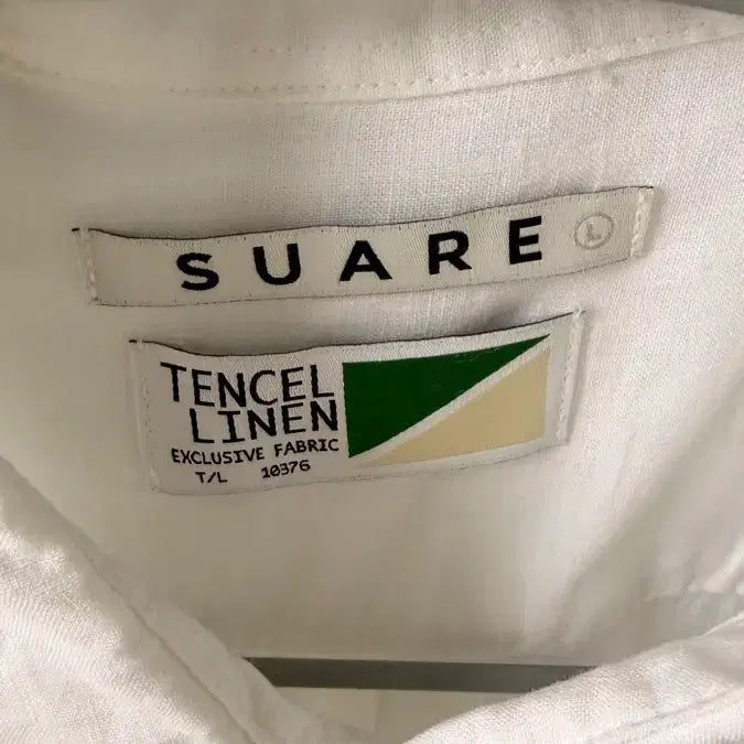 [BUNJANG] SUARE Tencel Linen Shirt White / 수아레 텐셀 린넨 셔츠 화이트