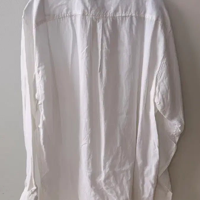 [BUNJANG] SUARE Tencel Linen Shirt White / 수아레 텐셀 린넨 셔츠 화이트