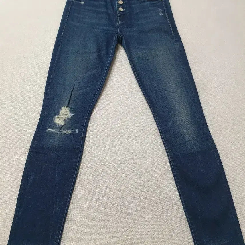 [BUNJANG] MOTHER Denim Button-Up Distressed Jeans Waist 24 / MOTHER 데님 버튼업 데미지 청바지 허리24