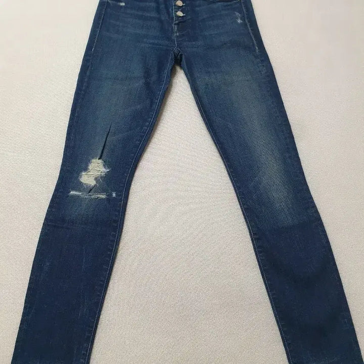 [BUNJANG] MOTHER Denim Button-Up Distressed Jeans Waist 24 / MOTHER 데님 버튼업 데미지 청바지 허리24