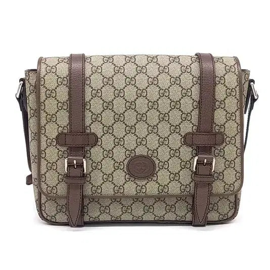[BUNJANG] Gucci GG Supreme Messenger Bag / (정품) 구찌 GG 수프림 메신저백 브라운