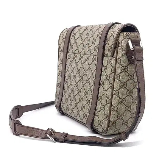 [BUNJANG] Gucci GG Supreme Messenger Bag / (정품) 구찌 GG 수프림 메신저백 브라운