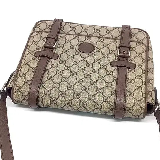 [BUNJANG] Gucci GG Supreme Messenger Bag / (정품) 구찌 GG 수프림 메신저백 브라운
